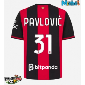 AC Milan Strahinja Pavlovic #31 Kotipaita 2026-27 Lyhythihainen